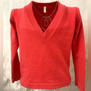 Anthropology raga cropped sparkle sweater v-neck  long sleeves size XS